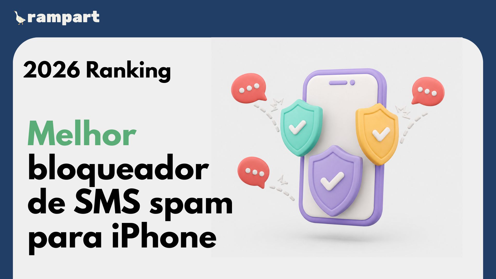 iPhone com mensagens filtradas e proteção contra SMS suspeitos