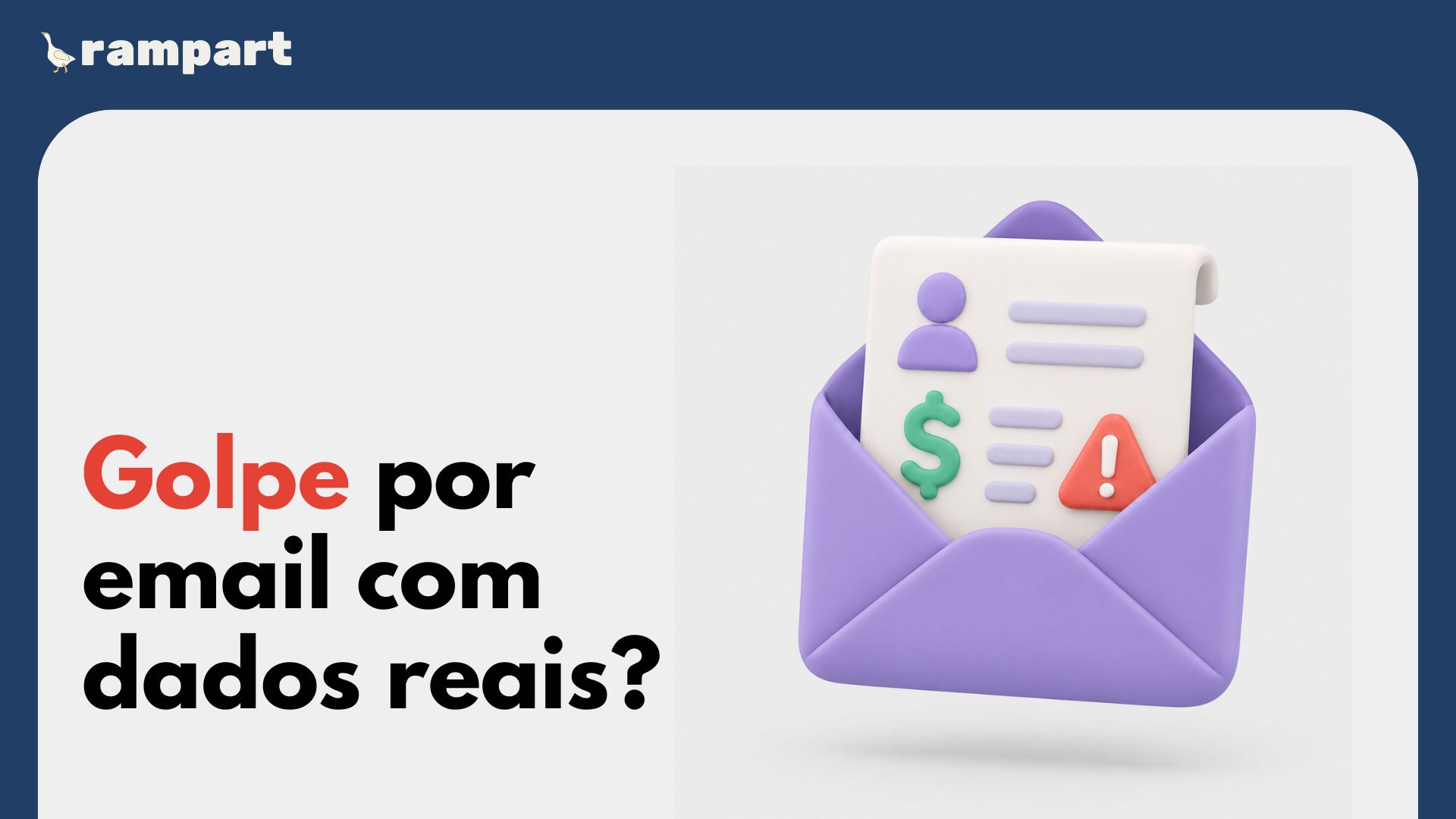 Email de golpe com dados reais e detalhes sensíveis ocultados