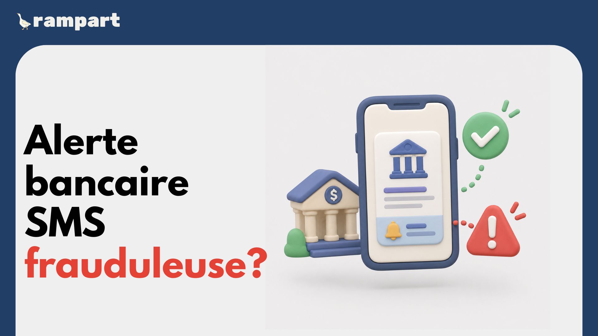 SMS bancaire suspect vérifié dans une application bancaire