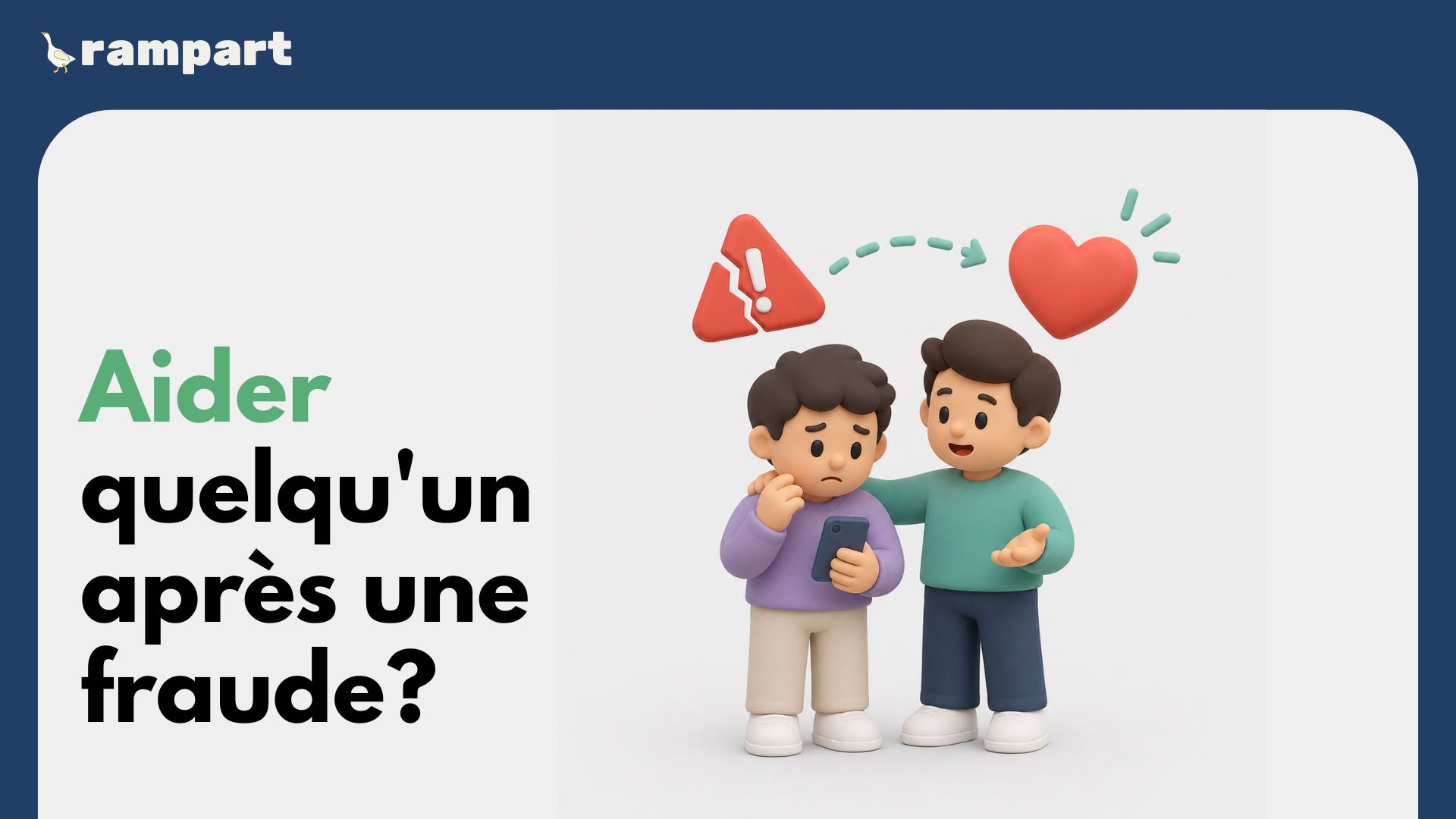 Deux personnes examinant les étapes de récupération après une fraude
