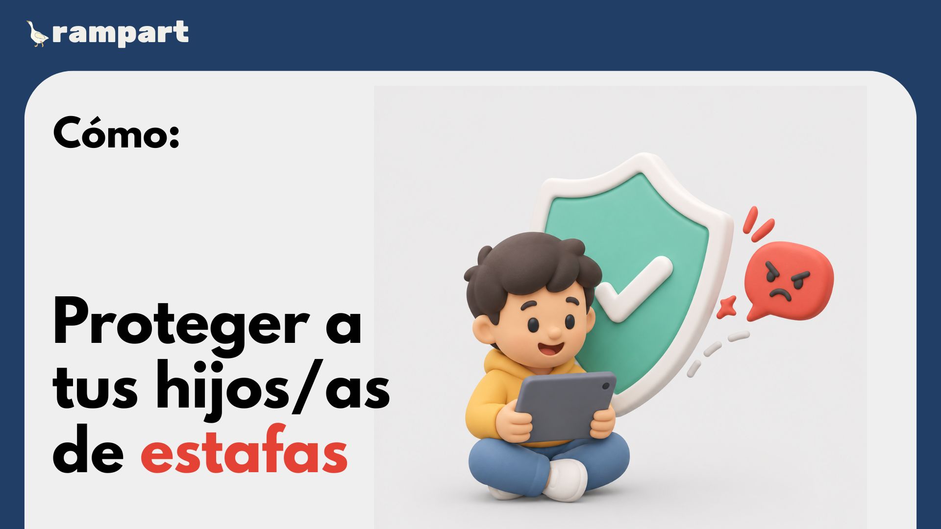 Teléfono de adolescente con mensaje sospechoso