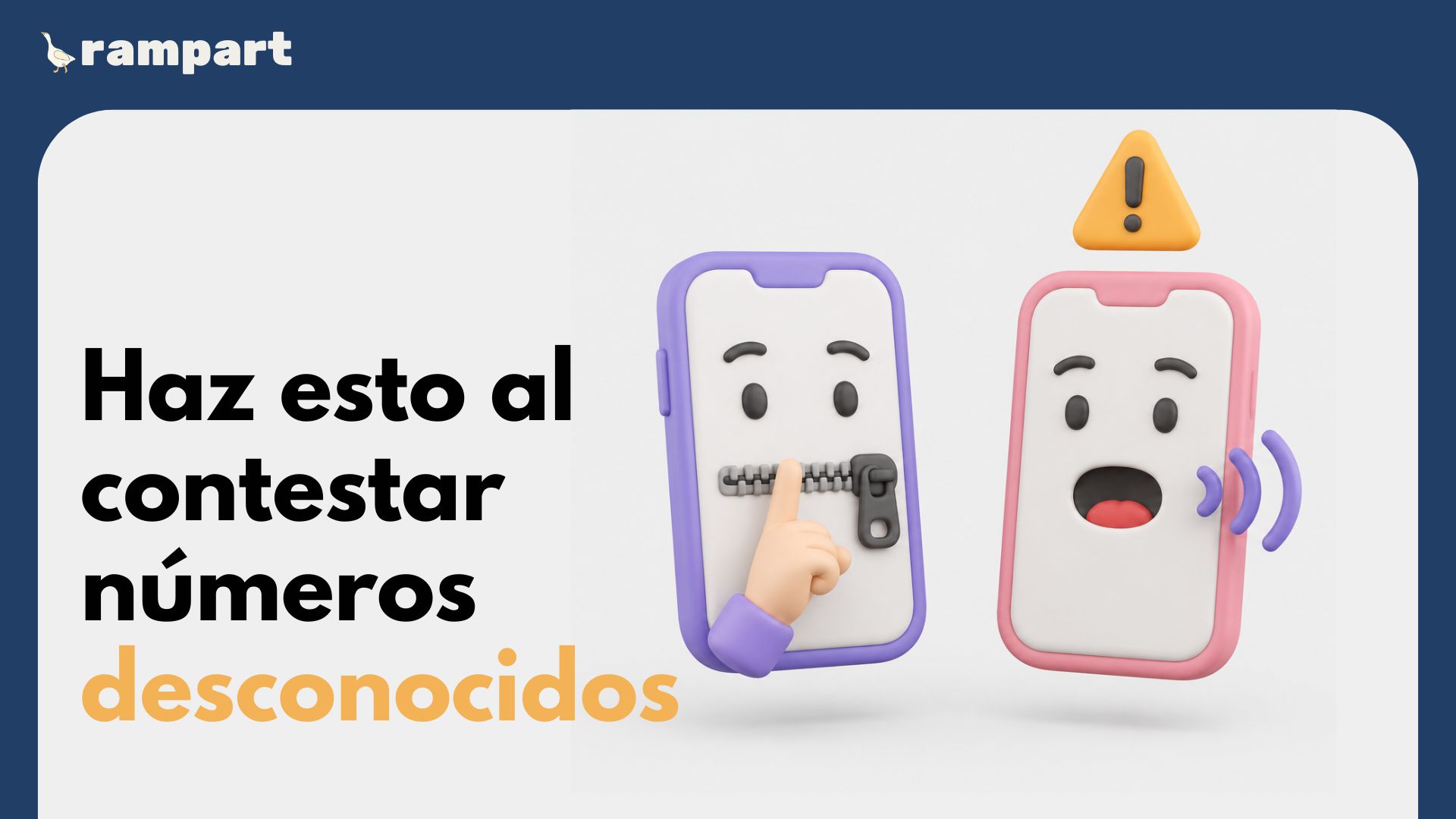 Pantalla de teléfono con llamada desconocida y advertencia de posible voz con IA