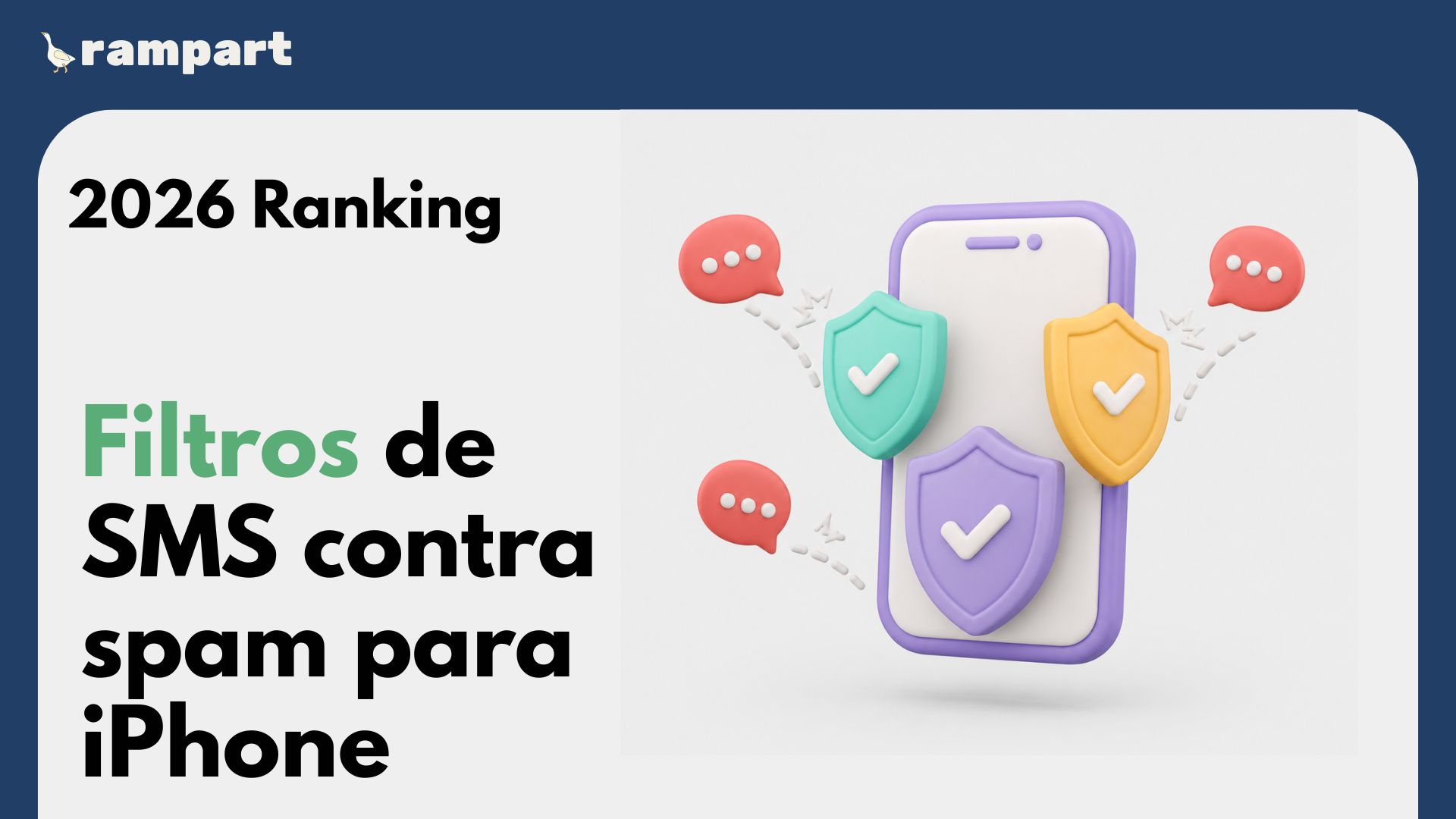 iPhone con mensajes filtrados y protección contra SMS sospechosos