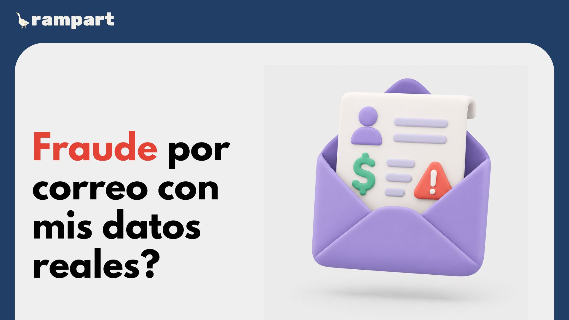 Correo fraudulento con datos reales y detalles sensibles ocultos