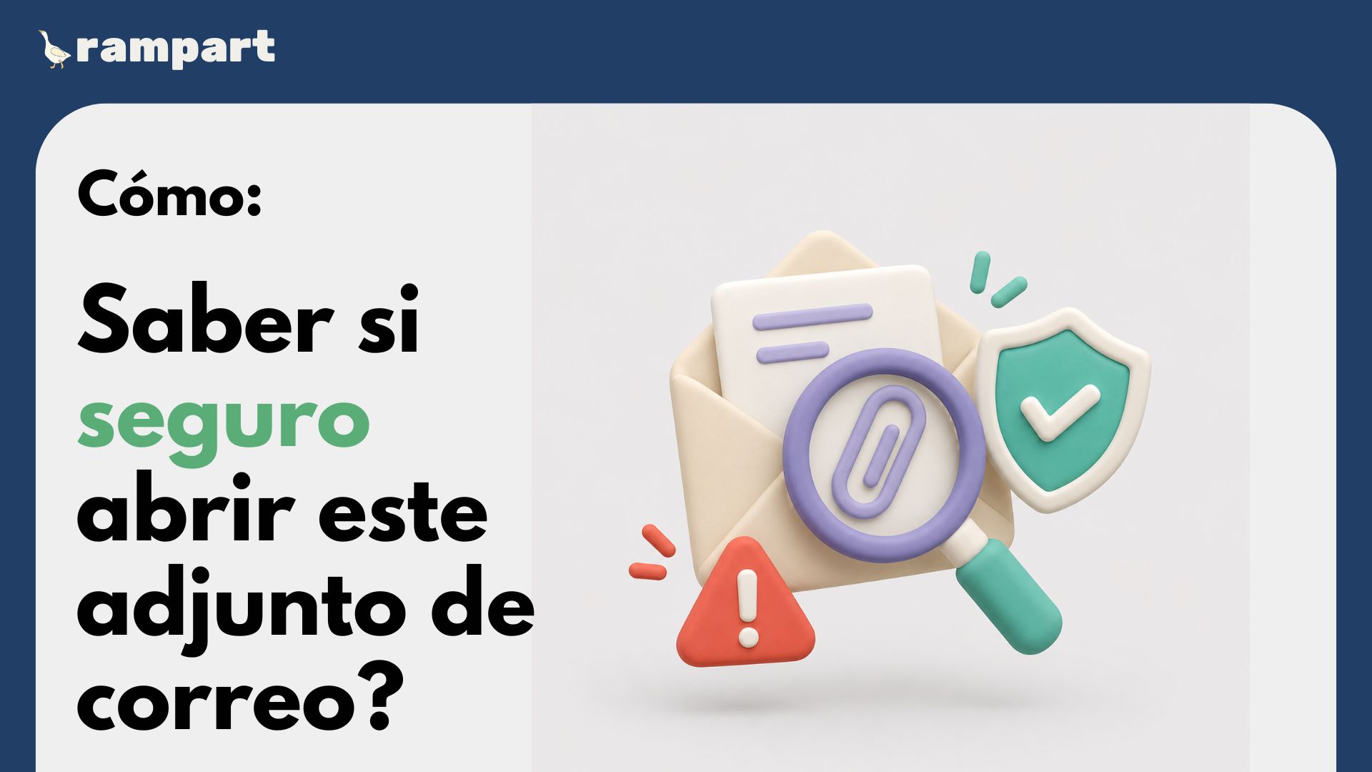 Adjunto sospechoso de correo antes de abrirlo