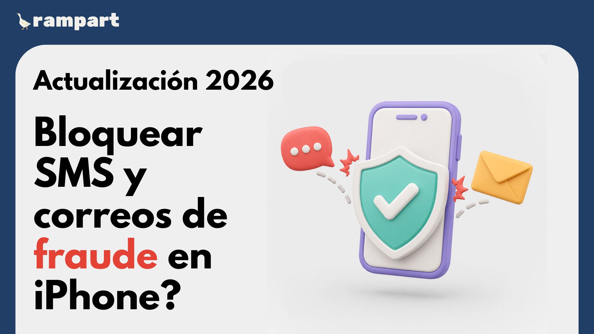 Configuración de iPhone para filtrar mensajes sospechosos