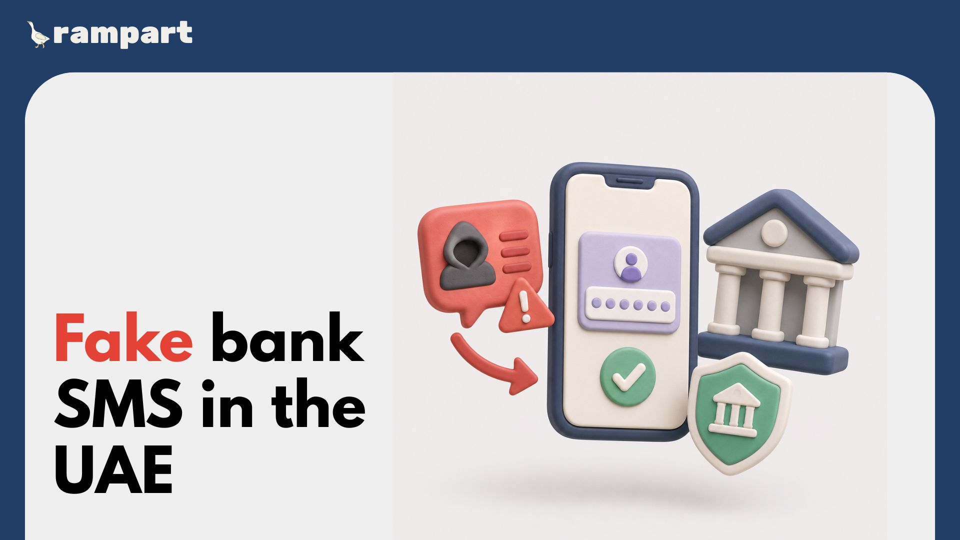 UAE bank SMS asking for OTP or app approval